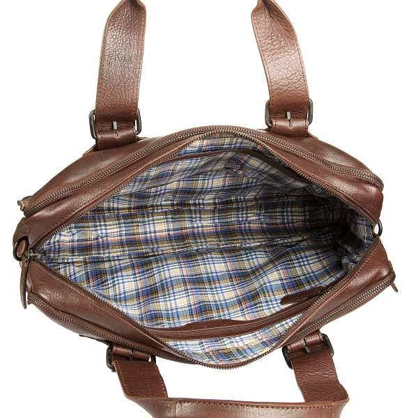 Сумка для ноутбука мужская кожаная Gianni Conti 1131411 dark brown Gianni Conti, Артикул: 1131411 dark brown фото №1