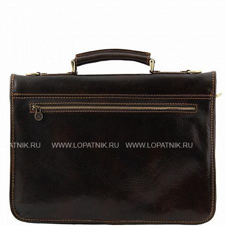 портфель со съемным плечевым ремнем torino темно-коричневый Tuscany