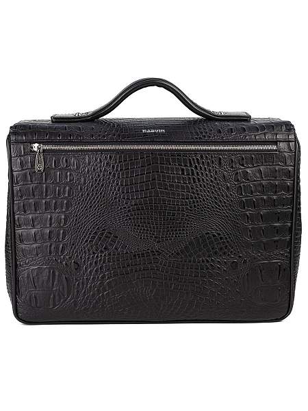 Мужской портфель Narvin 9738-Bambino Black из натуральной кожи Vasheron, Артикул: 9738-Bambino Black фото №1