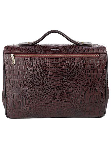 Мужской портфель Narvin 9738-Bambino Burgundy из натуральной кожи Vasheron, Артикул: 9738-Bambino Burgundy фото №1
