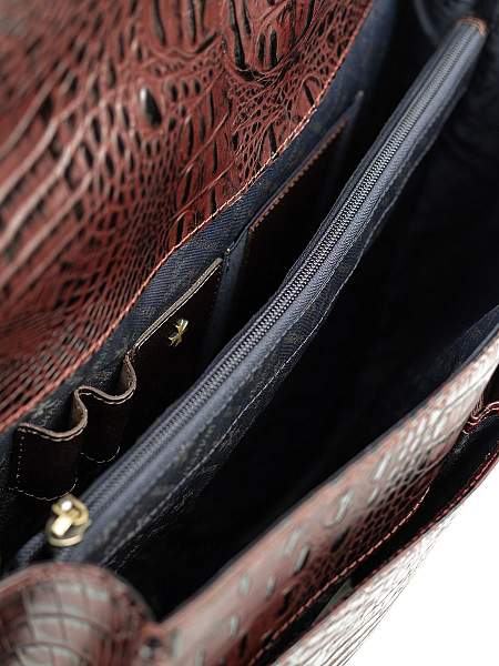 Мужской портфель Narvin 9738-Bambino Burgundy из натуральной кожи Vasheron, Артикул: 9738-Bambino Burgundy фото №1