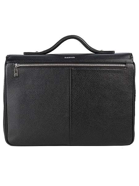 Мужской портфель Narvin 9738-Polo Black из натуральной кожи Vasheron, Артикул: 9738-Polo Black фото №1