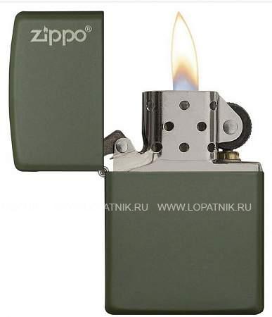 зажигалка zippo green matte Zippo