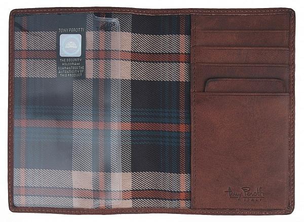 Обложка для паспорта кожаная мужская Tony Perotti, Артикул: 743404/3 фото №1
