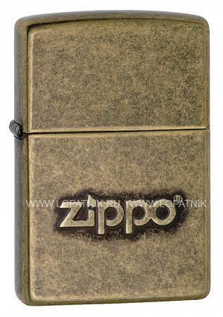 зажигалка zippo classic с покрытием antique brass Zippo