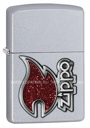 зажигалка zippo classic с покрытием satin chrome™ Zippo