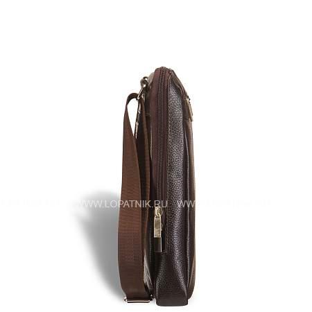 кожаная сумка через плечо brialdi thoreau (торо) relief brown Brialdi