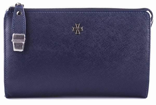 Клатч мужской кожаный с ремешком Vasheron, Артикул: 9450-N.Prada D.Blue фото №1