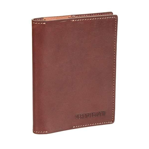 Кожаная обложка для автодокументов Sergio Belotti, Артикул: 3591 IRIDO brown фото №1