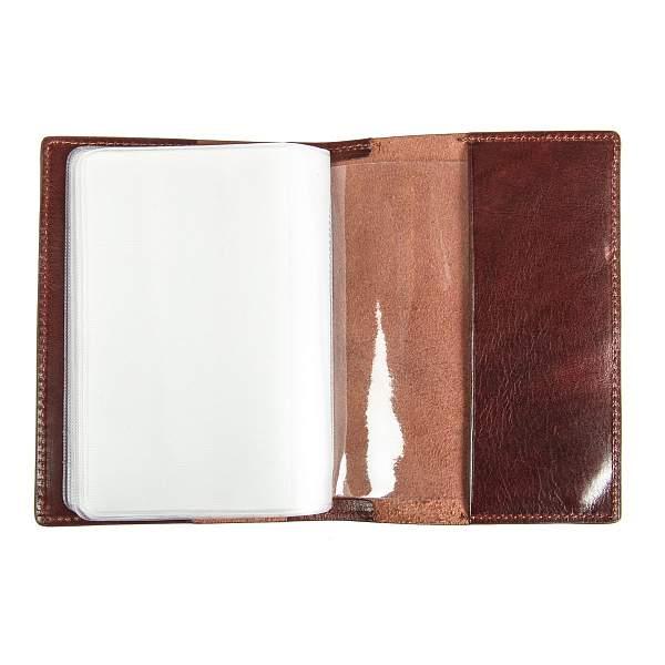 Кожаная обложка для автодокументов Sergio Belotti, Артикул: 3591 IRIDO brown фото №1