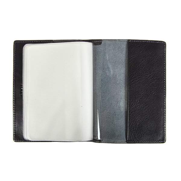 Кожаная обложка для автодокументов Sergio Belotti, Артикул: 3591 IRIDO navy фото №1