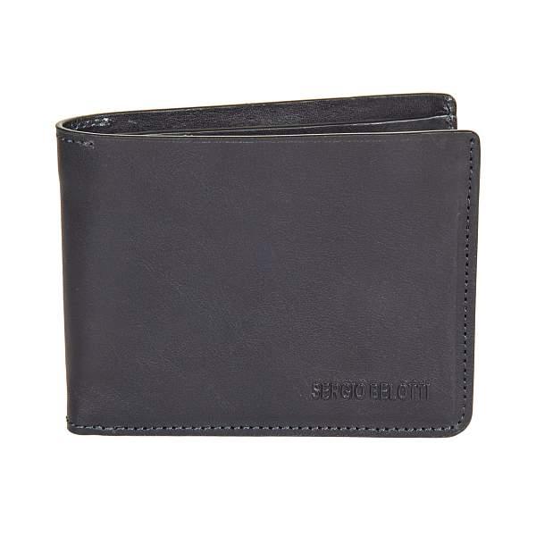 Портмоне кожаное мужское Sergio Belotti, Артикул: 3542 IRIDO navy фото №1