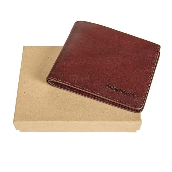 Портмоне кожаное мужское Sergio Belotti, Артикул: 3557 IRIDO brown фото №1