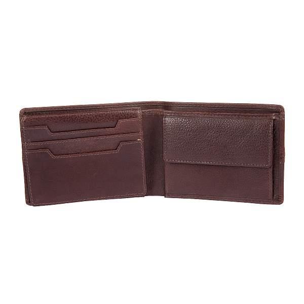 Портмоне кожаное мужское Gianni Conti, Артикул: 1137144E dark brown фото №1