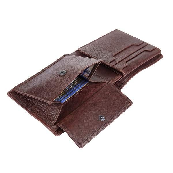 Портмоне кожаное мужское Gianni Conti, Артикул: 1137144E dark brown фото №1