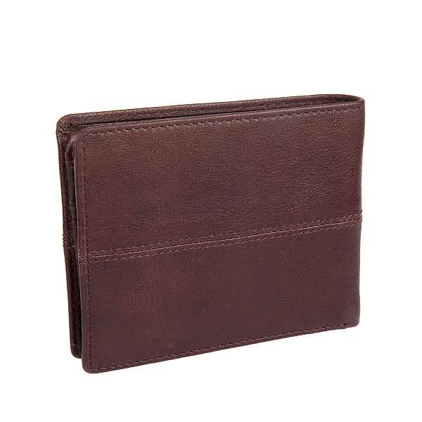 Портмоне кожаное мужское Gianni Conti, Артикул: 1137144E dark brown фото №1