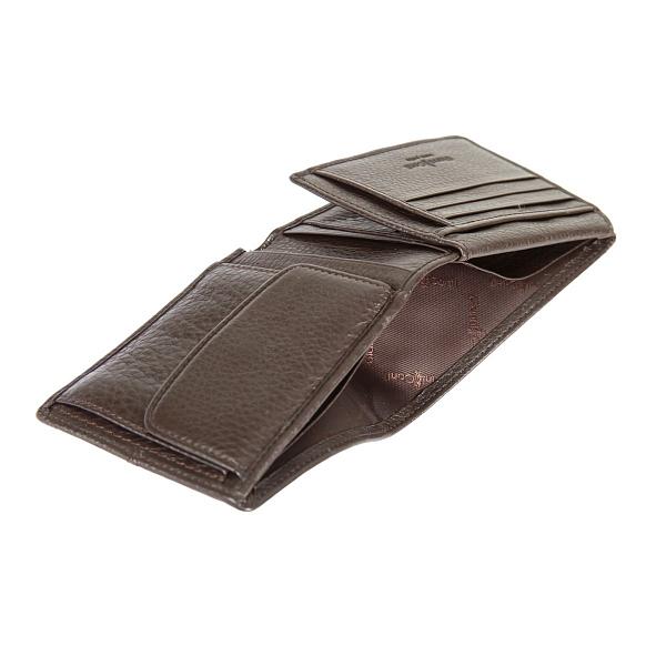 Портмоне кожаное мужское Gianni Conti, Артикул: 1817144 dark brown фото №1