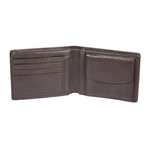 Портмоне кожаное мужское Gianni Conti, Артикул: 1817144 dark brown фото №1