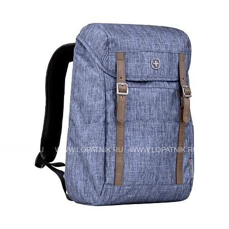 рюкзак wenger 16'', синий, полиэстер, 29 x 17 x 42 см, 16 л 605201 Wenger