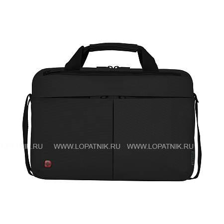 портфель для ноутбука 14'' wenger, черный, нейлон / пвх, 39 x 8 x 26 см, 5 л 601079 Wenger