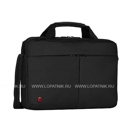 портфель для ноутбука 14'' wenger, черный, нейлон / пвх, 39 x 8 x 26 см, 5 л 601079 Wenger