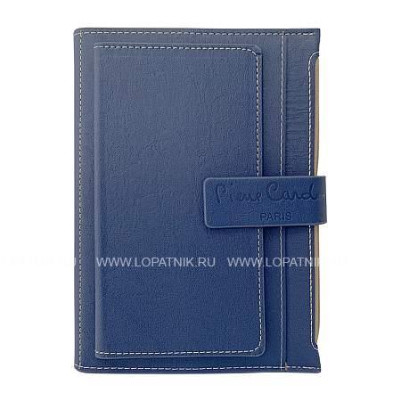 записная книжка pierre cardin в обложке, синяя, 21,5 х 15,5, 3,5 см pc190-f04-2 Pierre Cardin