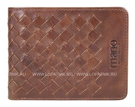 бумажник mano "don luca", натуральная кожа в коньячном цвете, 11 х 8,5 см m191945202 MANO 1919