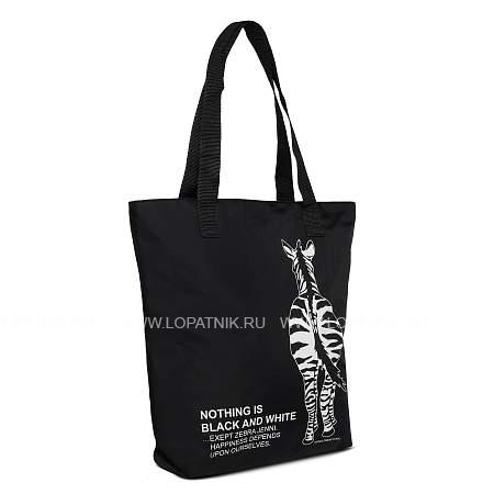 сумка-шоппер antan чёрный antan 1-58 zebra jenni/черный Antan