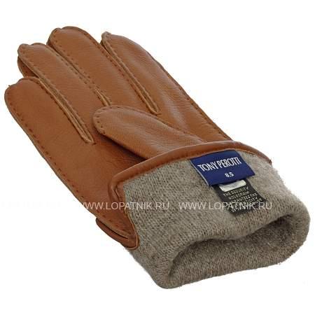 перчатки мужские h6070/2-9.5 tony perotti коричневый Tony Perotti