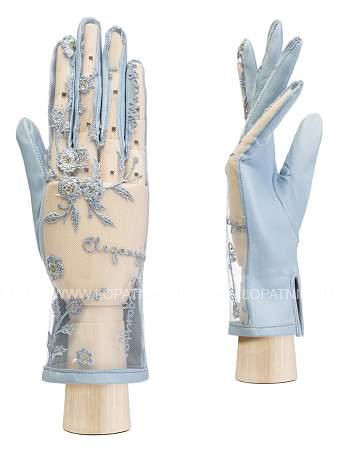 перчатки женские б/п is01005 l.blue is01005 Eleganzza