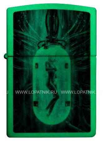 зажигалка zippo woman in tube с покрытием glow in the dark green, латунь/сталь, белая, 38x13x57 мм 48520 Zippo