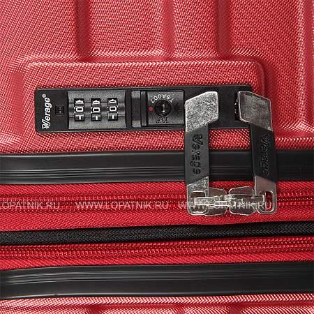 чемодан-тележка красный verage gm17106w25 cardinal red Verage