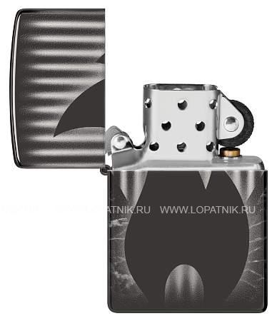 зажигалка zippo classic с покрытием high polish black, латунь/сталь, черная, глянцевая, 38x13x57 мм 48738 Zippo