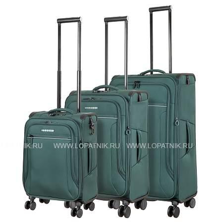 комплект чемоданов тёмно-зелёный verage gm21002w 19/24/29 green Verage