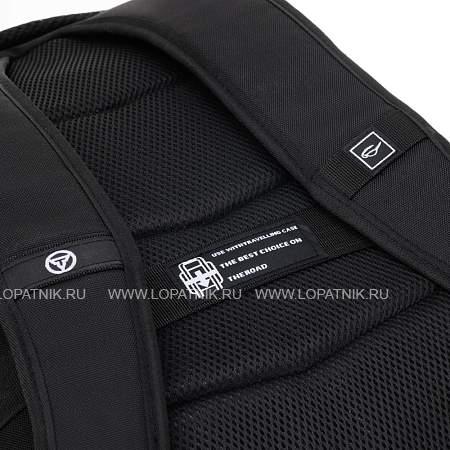 рюкзак torber xplor с отделением для ноутбука 15.6", черный, полиэстер, 46.5х32.5х15.5 см, 24 л t9660 Torber