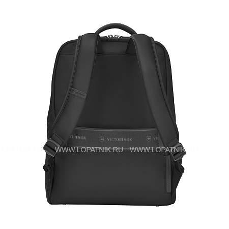 рюкзак victorinox victoria signature compact backpack, черный, нейлон/кожа, 30x16x38 см 612203 Victorinox