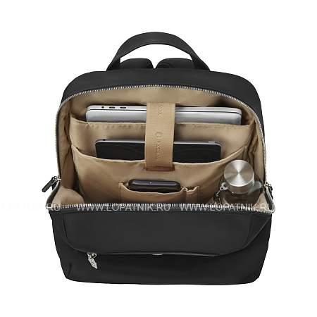 рюкзак victorinox victoria signature compact backpack, черный, нейлон/кожа, 30x16x38 см 612203 Victorinox