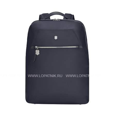 рюкзак victorinox victoria signature compact backpack, синий, нейлон/кожа, 30x16x38 см 612204 Victorinox