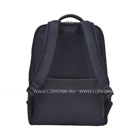 рюкзак victorinox victoria signature compact backpack, синий, нейлон/кожа, 30x16x38 см 612204 Victorinox