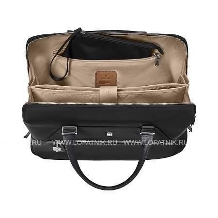 портфель victorinox victoria signature briefcase, черный, нейлон/кожа, 42x13x30 см, 13 л 612209 Victorinox