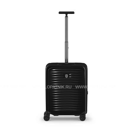 чемодан victorinox airox, черный, 100% поликарбонат makrolon, 40x20x55 см, 33 л 612497 Victorinox