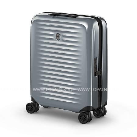 чемодан victorinox airox, серебристый, 100% поликарбонат makrolon, 40x20x55 см, 33 л 612499 Victorinox