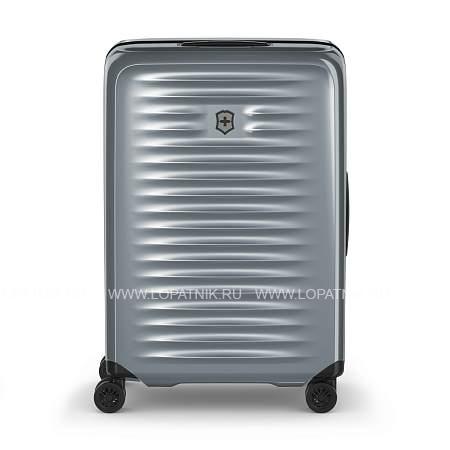 чемодан victorinox airox, серебристый, 100% поликарбонат makrolon, 46x29x69 см, 74 л 612508 Victorinox