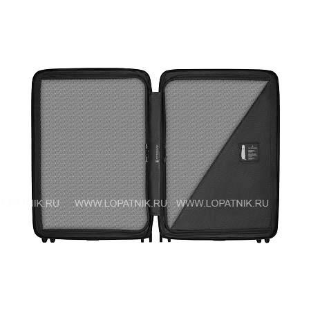 чемодан victorinox airox, черный, 100% поликарбонат makrolon, 50x32x75 см, 98 л 612509 Victorinox