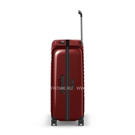 чемодан victorinox airox, красный, 100% поликарбонат makrolon, 50x32x75 см, 98 л 612510 Victorinox