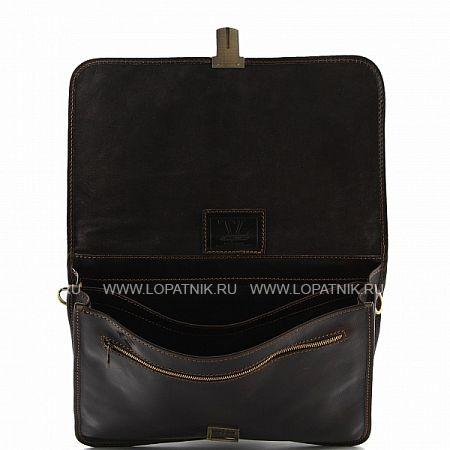 портфель со съемным плечевым ремнем torino темно-коричневый Tuscany